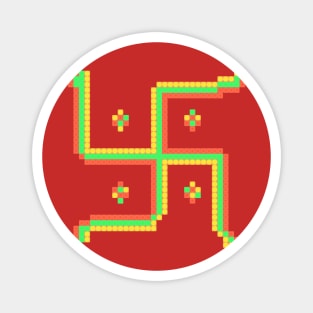 Swastik – Sacred Symbol of Positivity & Prosperity Magnet